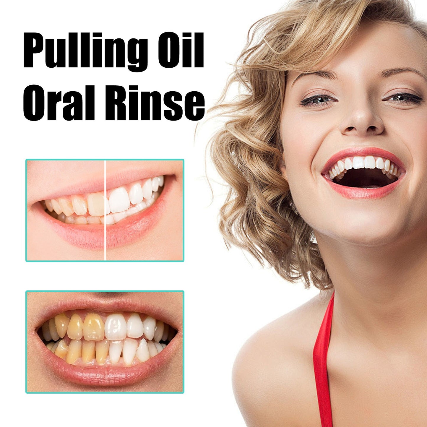 EELHOE Oral Coconut Oil Mouthwash Removes Stains Beautifies Teeth Freshens Breath Cleans Mouth And Protects Gums