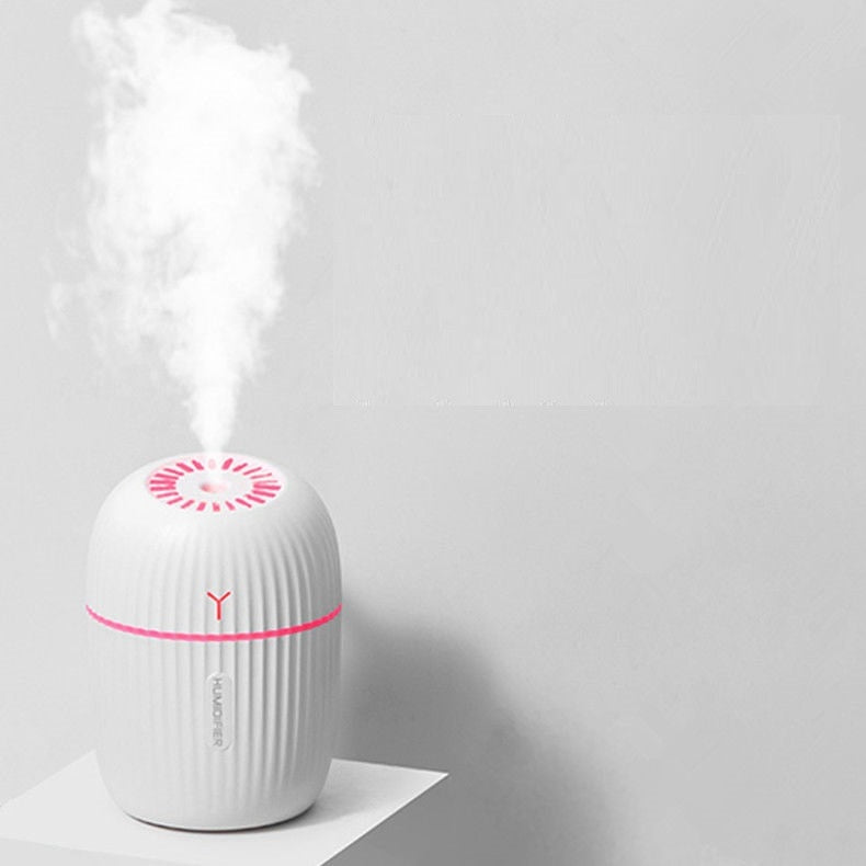 Ultrasonic Air Humidifier Household Moisturizing Spray Student Dormitory Car Humidification Aromatherap with LED Night Light