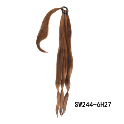 Fake Braid New Fashion Chemical Fiber Wig Female Long Braid Hair Extensions Hair Band Type Hair Extensions Braid Wig Ponytail