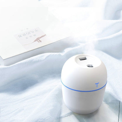 Ultrasonic Air Humidifier Household  Moisturizing Spray Student Dormitory Car Humidification Aromatherap with LED Night Light