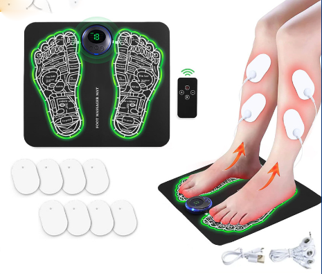 Ems Foot Stimulator Muscle Blood Circulation Feet Leg Relax Pain Relief Usb Foot Massager Mat