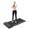 300 pound capacity desktop treadmill for home and office use, portable treadmill with 0.6 to 3.8 miles per hour