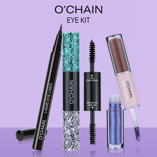 O'CHAI NMascara, long, thick, curling eyeliner, ultra-fine waterproof, non-smudge liquid eyeshadow