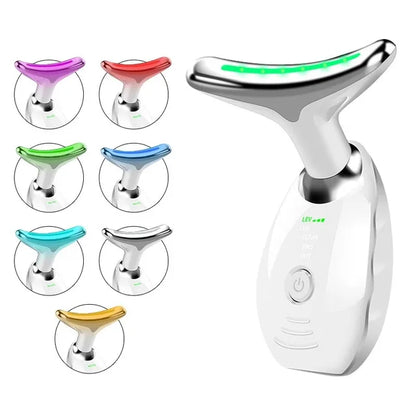 7 colors -Purpose Lifting And Firming Facial Massage Device Neck Face Massager Neck Face Beauty Device In  Portable Face Massager