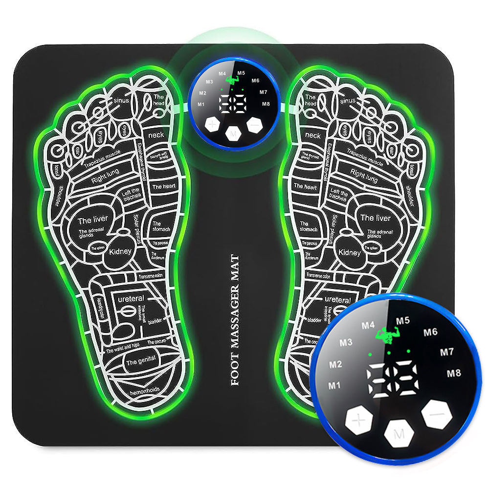 Ems Foot Stimulator Muscle Blood Circulation Feet Leg Relax Pain Relief Usb Foot Massager Mat