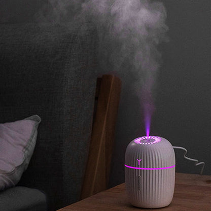 Ultrasonic Air Humidifier Household  Moisturizing Spray Student Dormitory Car Humidification Aromatherap with LED Night Light