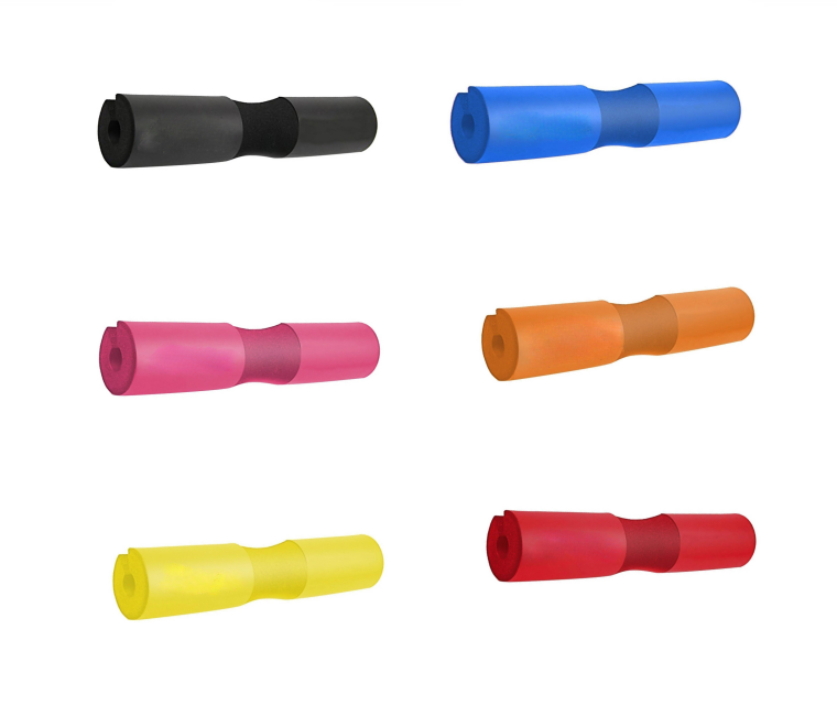 Strength Squat Pad, Comfortable Barbell Sponge for Hip, Squats and Lunges Orange barbell mat